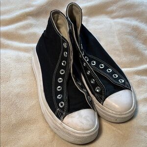 Black High-Top Platform Converse
